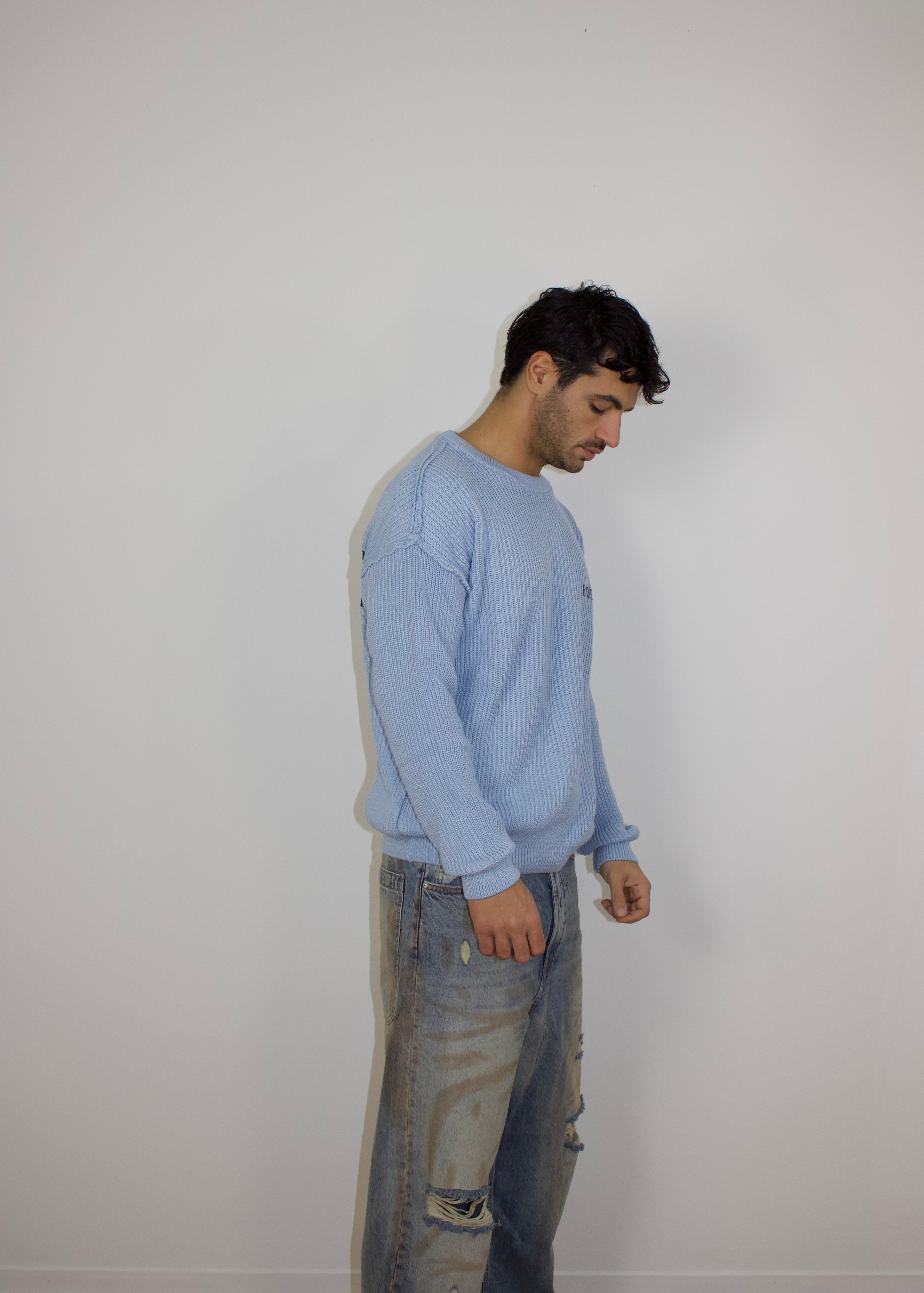 Pull Riches Paris Azzurro