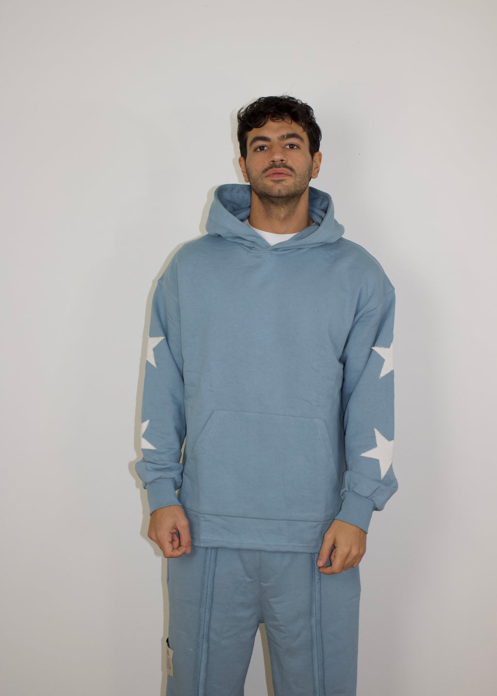 HOODIE RICHES PARIS AZZURRA