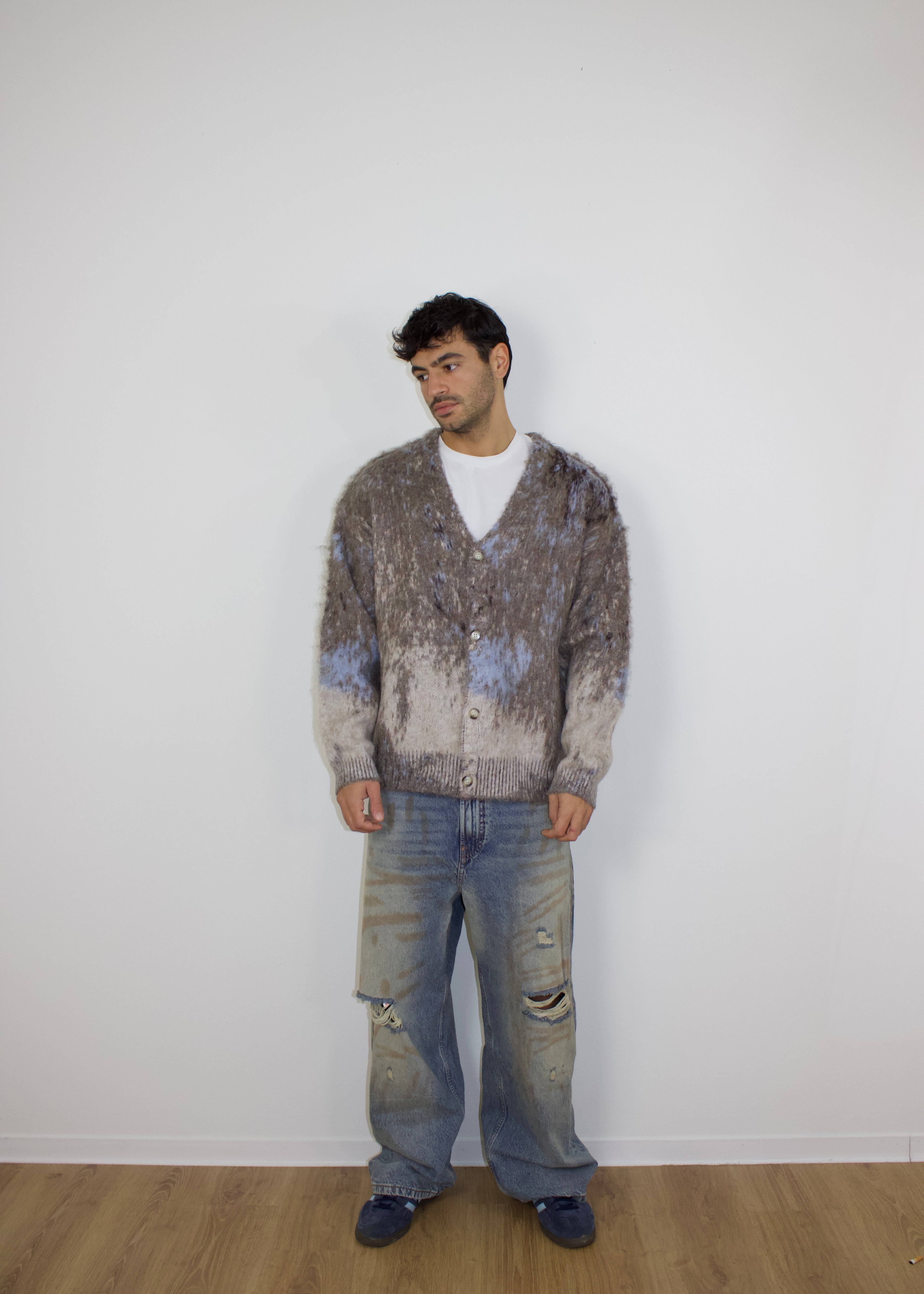 CARDIGAN CLOUDY GRIGIO