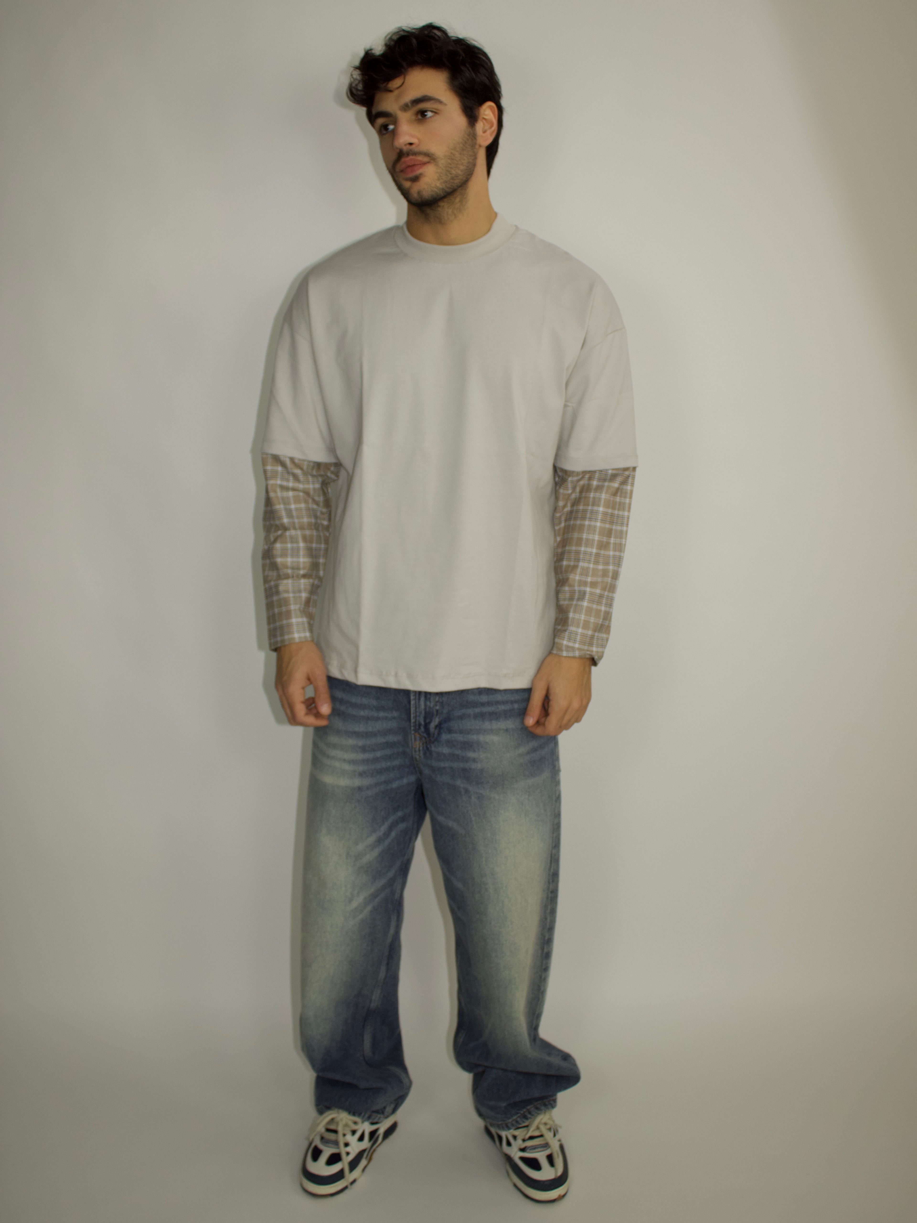 2TONE LONG SLEEVE TORTORA