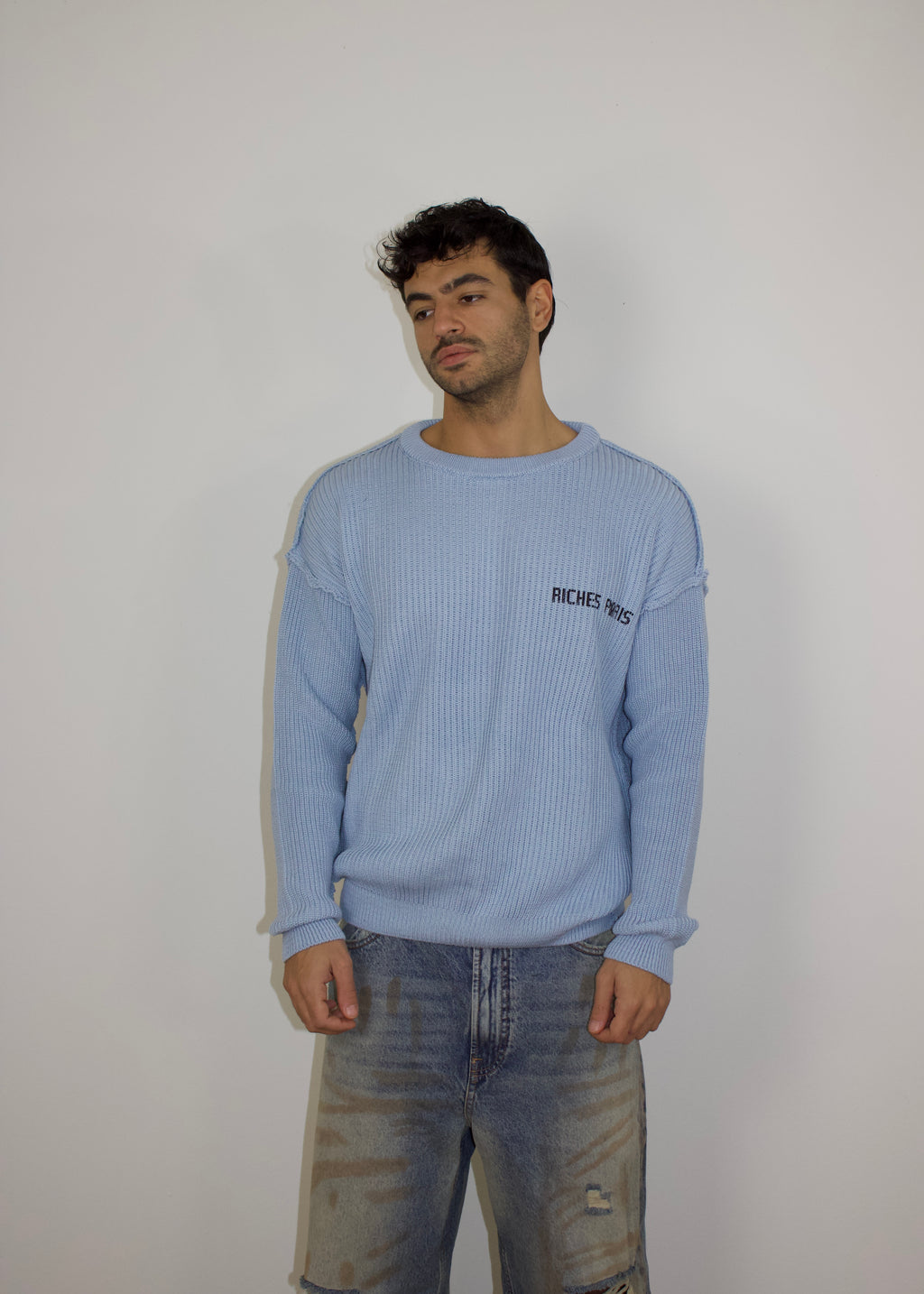 Pull Riches Paris Azzurro