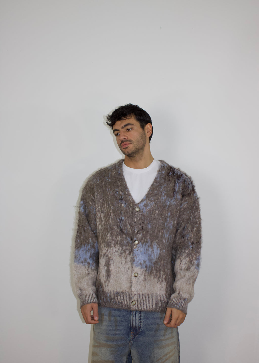 CARDIGAN CLOUDY GRIGIO