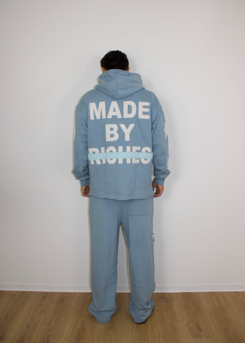 HOODIE RICHES PARIS AZZURRA