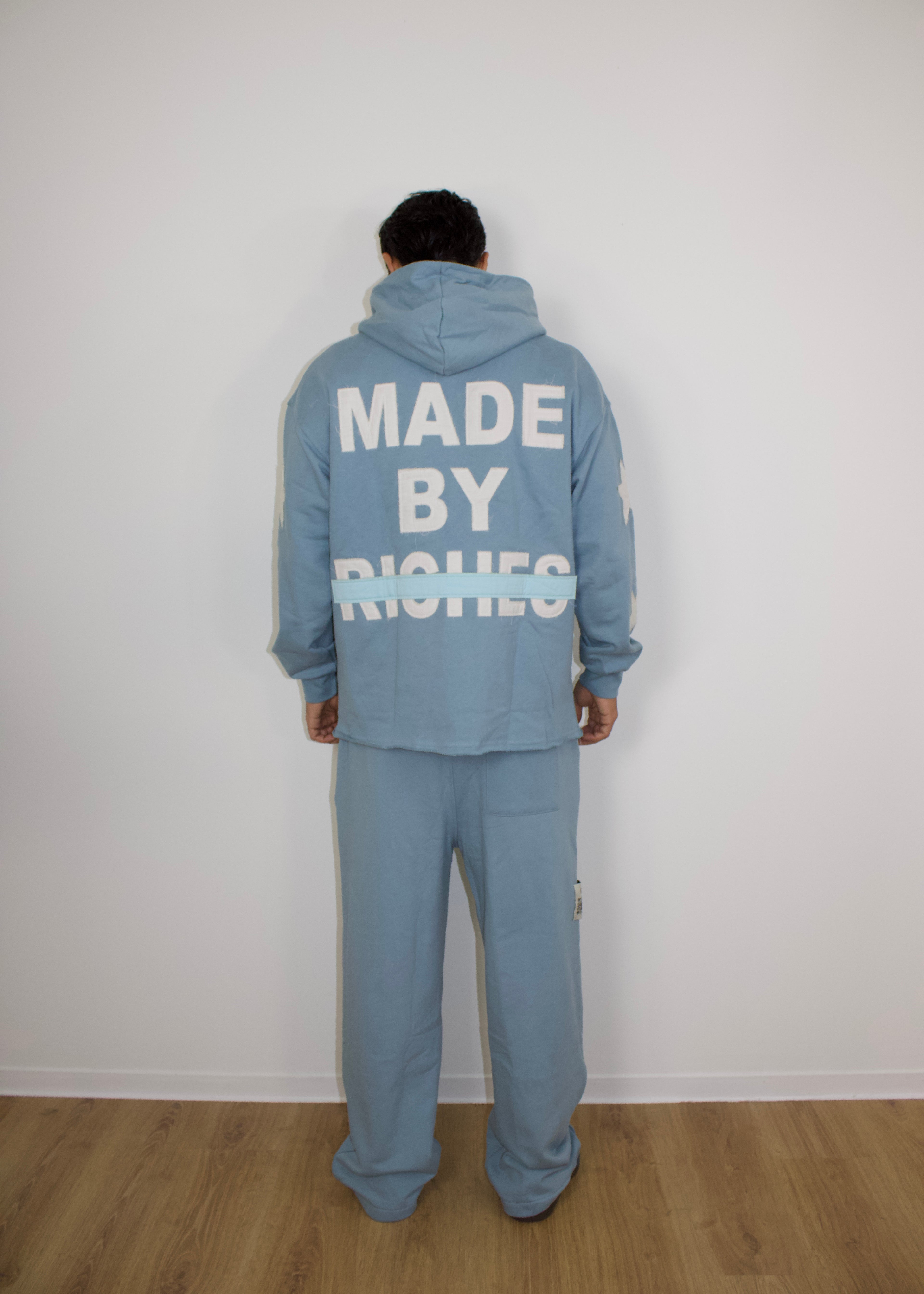 HOODIE RICHES PARIS AZZURRA